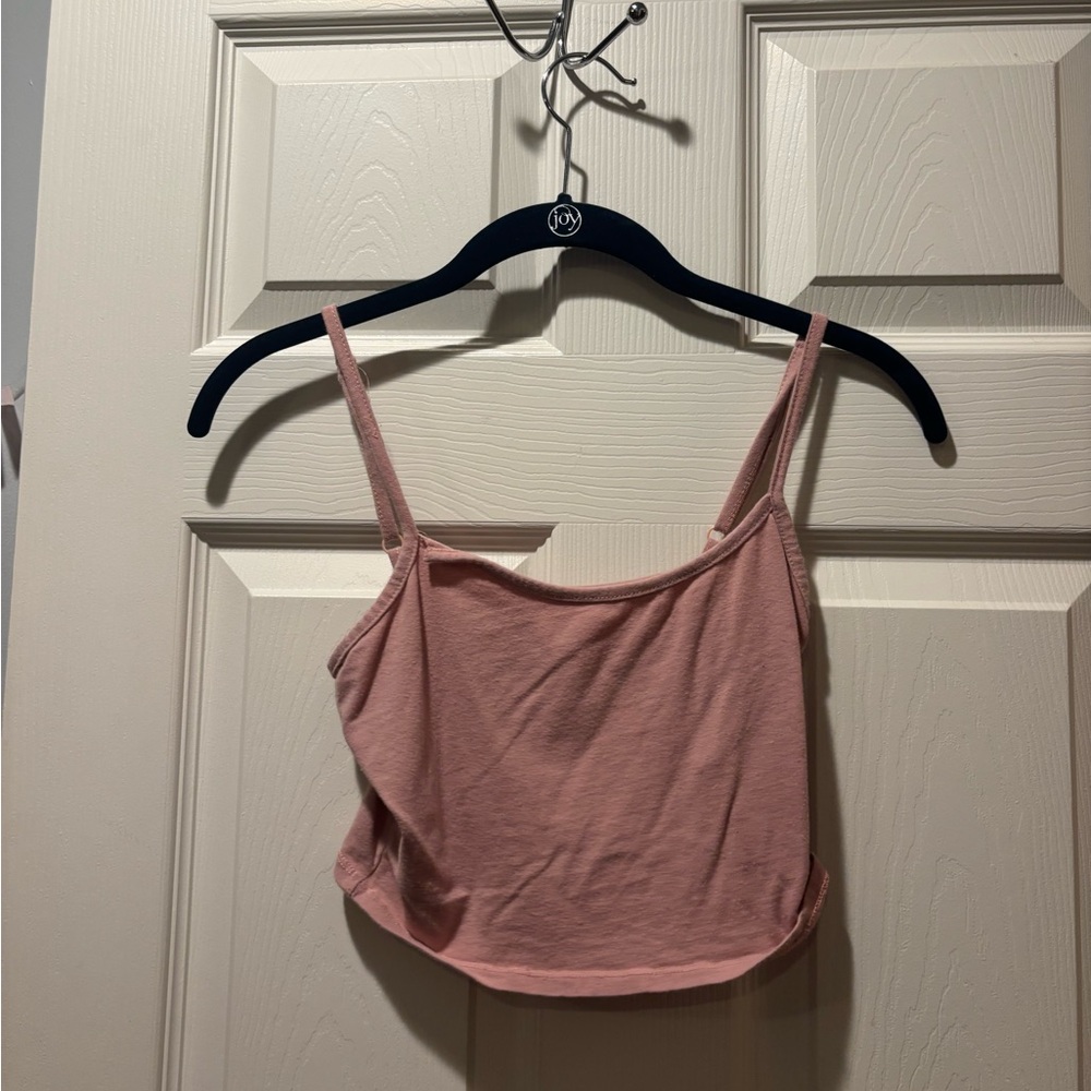 Pink Spaghetti Strap Top